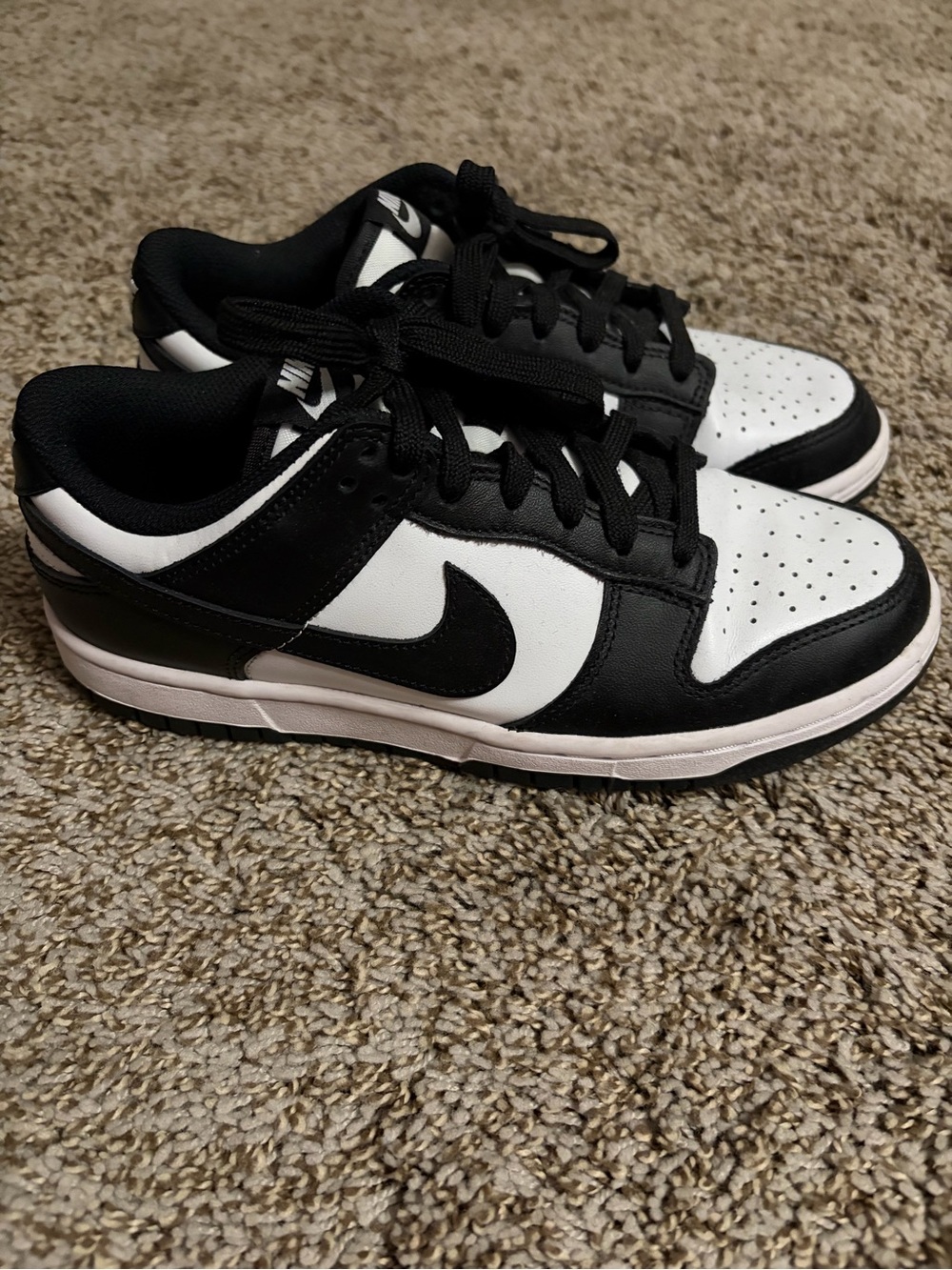 Nike Black and White Low-Top Sneakers
